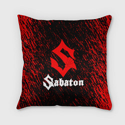 Подушка квадратная Sabaton, цвет: 3D-принт