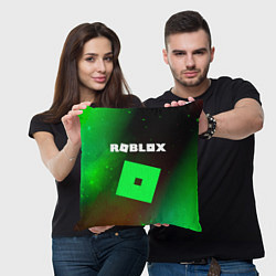 Подушка квадратная ROBLOX РОБЛОКС, цвет: 3D-принт — фото 2