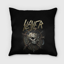 Подушка квадратная Slayer, цвет: 3D-принт