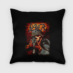 Подушка квадратная Slayer, цвет: 3D-принт