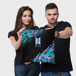 Подушка квадратная BTS, цвет: 3D-принт — фото 2