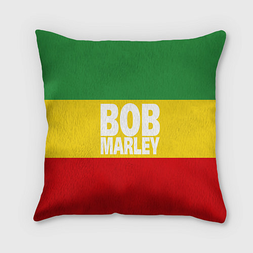 Подушка квадратная Bob Marley / 3D-принт – фото 2