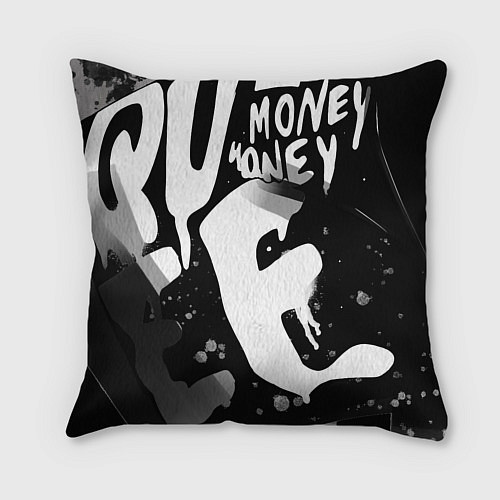 Подушка квадратная Money, money / 3D-принт – фото 2