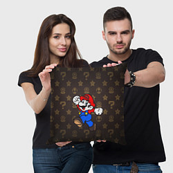 Подушка квадратная Mario, цвет: 3D-принт — фото 2