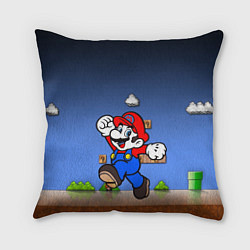 Подушка квадратная Mario, цвет: 3D-принт