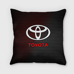 Подушка квадратная TOYOTA ТОЙОТА, цвет: 3D-принт