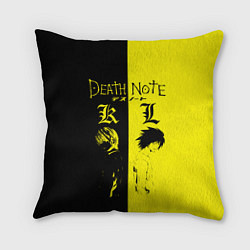Подушка квадратная Death Note, цвет: 3D-принт