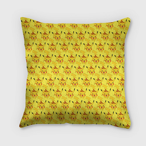 Подушка квадратная Pikachu БОМБИНГ / 3D-принт – фото 2