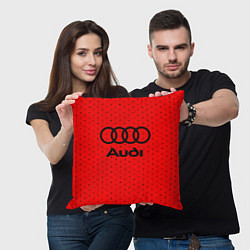 Подушка квадратная AUDI АУДИ, цвет: 3D-принт — фото 2
