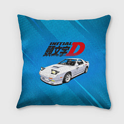 Подушка квадратная INITIAL D, цвет: 3D-принт