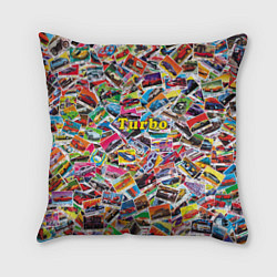 Подушка квадратная Коллекция вкладышей Turbo