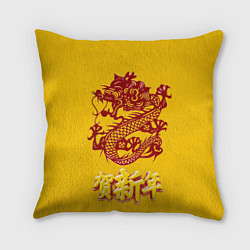 Подушка квадратная Китайский новый год, цвет: 3D-принт