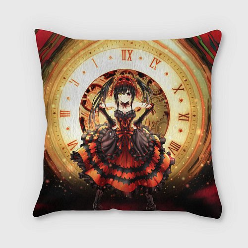 Подушка квадратная Куруми и часы / 3D-принт – фото 2