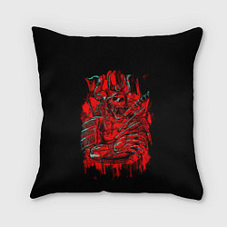 Подушка квадратная Death Samurai, цвет: 3D-принт