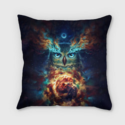 Подушка квадратная Сова Космос