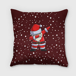 Подушка квадратная Dab-Santa, цвет: 3D-принт