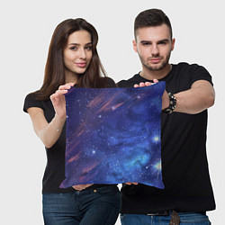 Подушка квадратная Звёздное небо, цвет: 3D-принт — фото 2