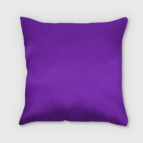 Подушка квадратная А ещё я люблю фиолетовый / 3D-принт – фото 2