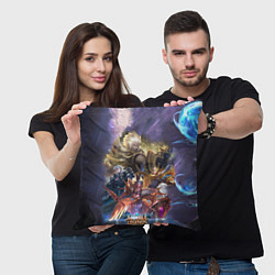 Подушка квадратная Mobile Legends Bang Bang, цвет: 3D-принт — фото 2
