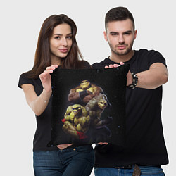 Подушка квадратная Battletoads, цвет: 3D-принт — фото 2