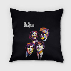 Подушка квадратная The Beatles, цвет: 3D-принт