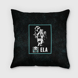 Подушка квадратная Ela, цвет: 3D-принт