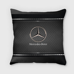 Подушка квадратная MERCEDES BENZ МЕРСЕДЕС БЕНЗ, цвет: 3D-принт