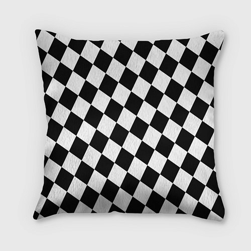Подушка квадратная Шахматы / 3D-принт – фото 2