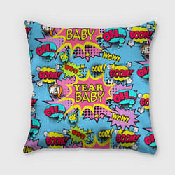 Подушка квадратная Year baby Pop art print
