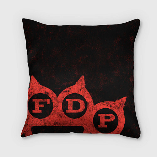 Подушка квадратная Five Finger Death Punch 1 / 3D-принт – фото 2