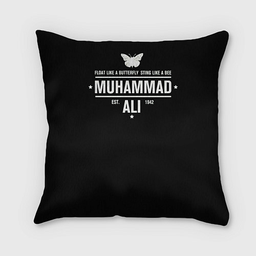 Подушка квадратная Muhammad Ali / 3D-принт – фото 2