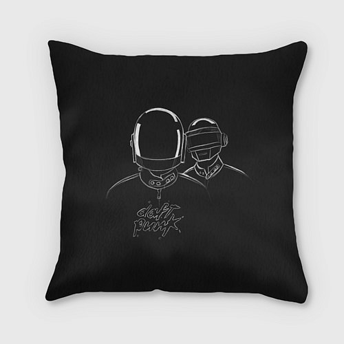 Подушка квадратная Daft Punk / 3D-принт – фото 2