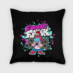 Подушка квадратная Friday Night Funkin, цвет: 3D-принт