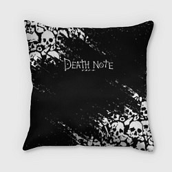 Подушка квадратная DEATH NOTE ТЕТРАДЬ СМЕРТИ, цвет: 3D-принт