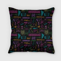 Подушка квадратная Музыкальные Инструменты