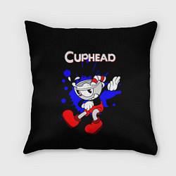 Подушка квадратная Cuphead, цвет: 3D-принт