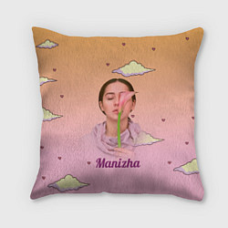 Подушка квадратная Манижа Manizha, цвет: 3D-принт