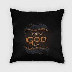 Подушка квадратная God day GOW, цвет: 3D-принт