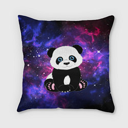 Подушка квадратная Space Panda, цвет: 3D-принт