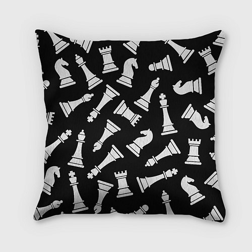 Подушка квадратная Фигуры, Шахматы / 3D-принт – фото 2