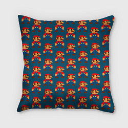 Подушка квадратная Марио, цвет: 3D-принт