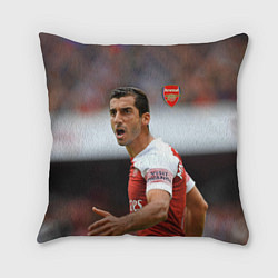 Подушка квадратная H Mkhitaryan Arsenal, цвет: 3D-принт