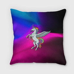 Подушка квадратная Единорог Unicorn Z, цвет: 3D-принт