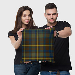 Подушка квадратная Шотландская клетка, тартан, цвет: 3D-принт — фото 2
