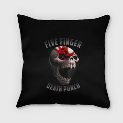 Подушка квадратная Five Finger Death Punch 5FDP, цвет: 3D-принт
