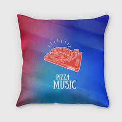 Подушка квадратная PIZZA MUSIC