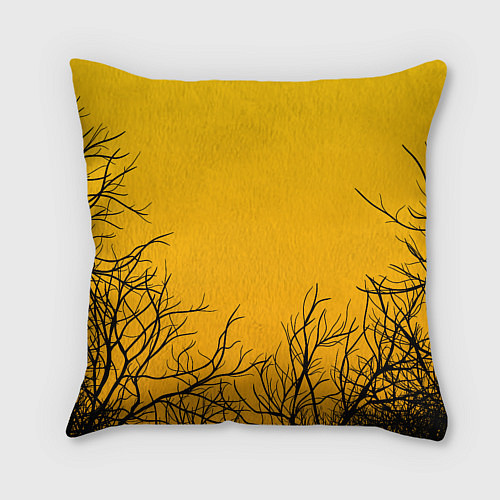 Подушка квадратная LITTLE NIGHTMARES ЛЕС / 3D-принт – фото 2