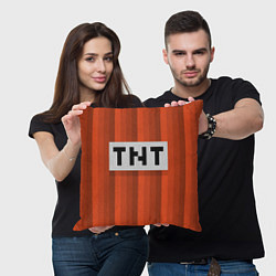 Подушка квадратная TNT, цвет: 3D-принт — фото 2
