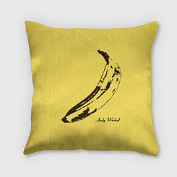 Подушка квадратная Энди Уорхол - Банан, цвет: 3D-принт