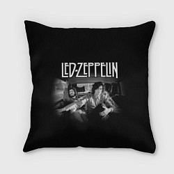 Подушка квадратная Led Zeppelin, цвет: 3D-принт